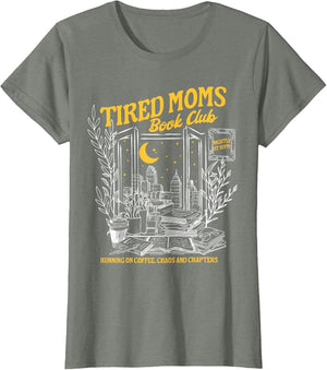 Retro Tired Moms Book Club Bookish Booktrovert Mother's Day