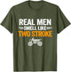 Real Men Smell Like Two Stroke Dirt Bike Funny Motocross