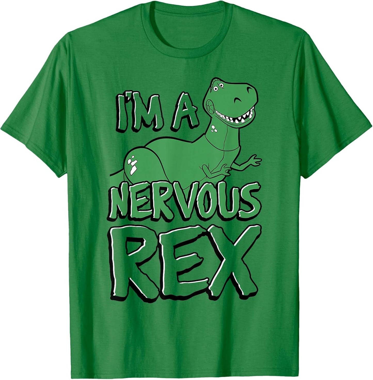 Disney Pixar Toy Story I'm A Nervous Rex Retro Portrait