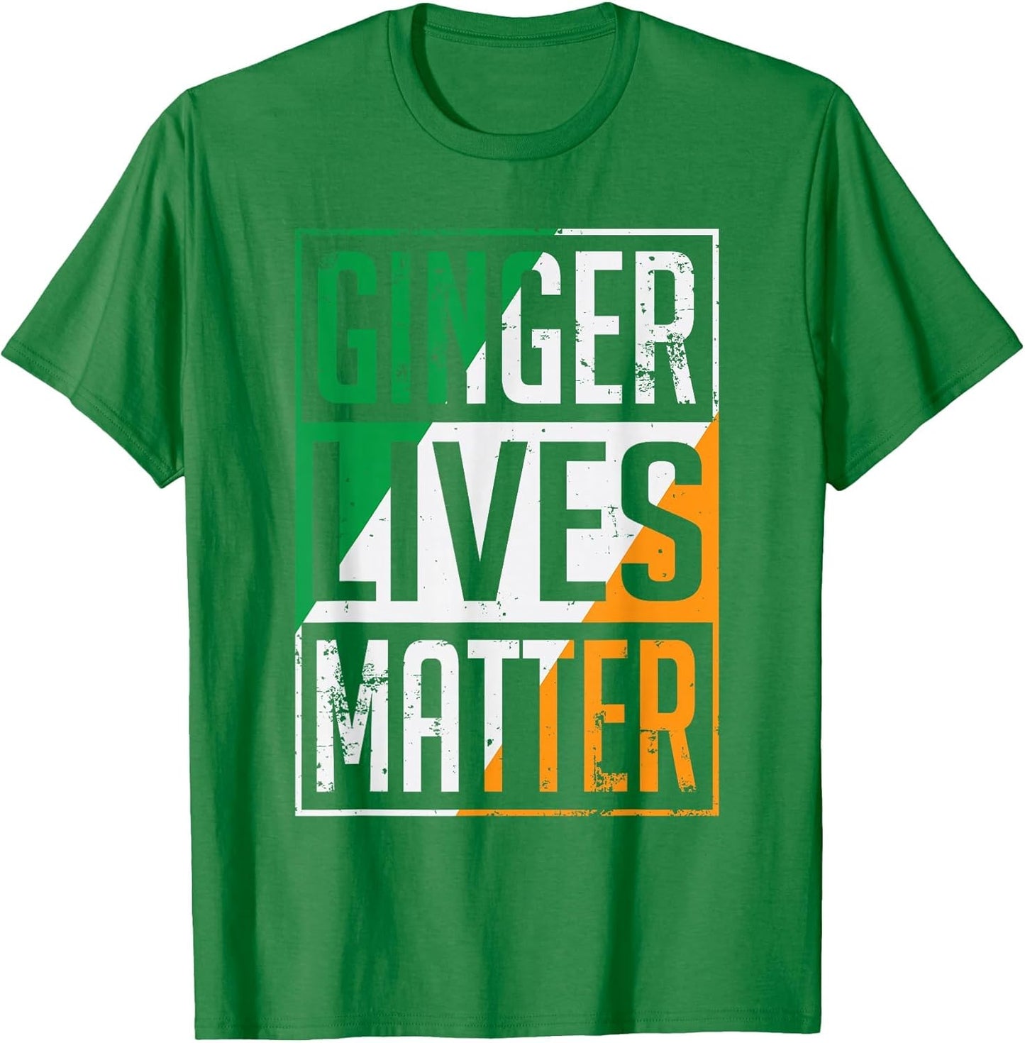 Ginger Lives Matter Irish Flag St Patricks Day Redhead Men