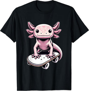 Skateboarding Axolotl Skater Skateboarder Women