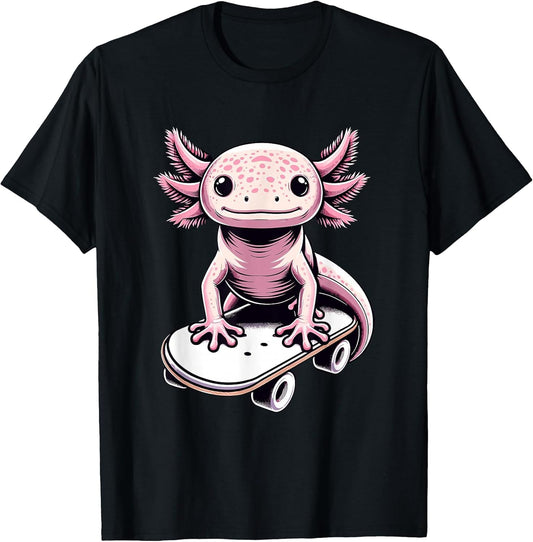 Skateboarding Axolotl Skater Skateboarder Women