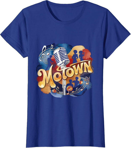 Vintage Groovy Motown Music Watercolor Art