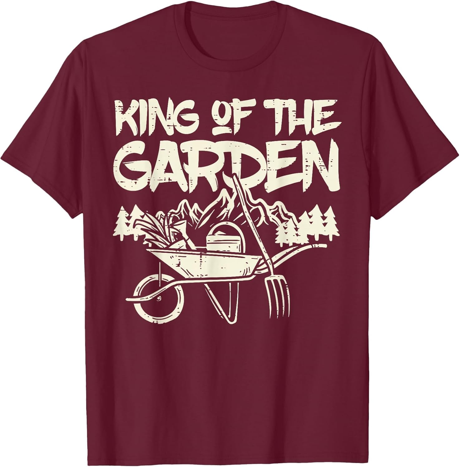 King of The Garden Cool Gardening Gardener Grandpa Dad Men