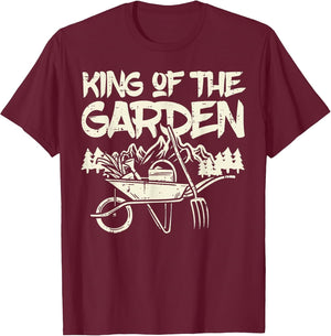 King of The Garden Cool Gardening Gardener Grandpa Dad Men