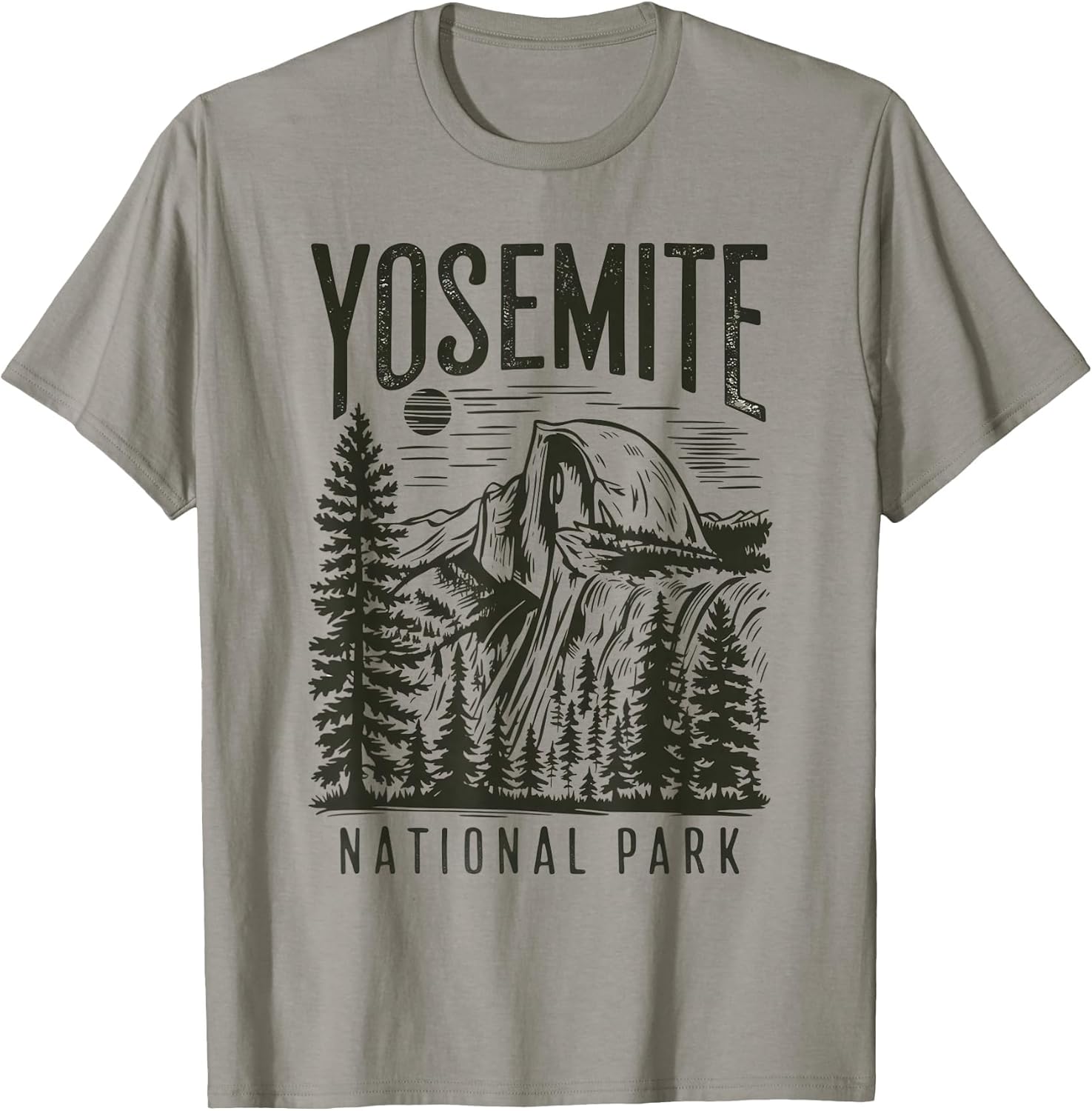 Retro Yosemite Half-Dome National Park Vintage