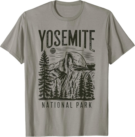 Retro Yosemite Half-Dome National Park Vintage