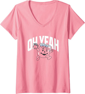 Women's Kool-Aid Oh Yeah Vintage Collegiate Style V-Neck
