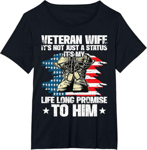 Veteran Wife It's My Life Promise to Him Husband Veteran