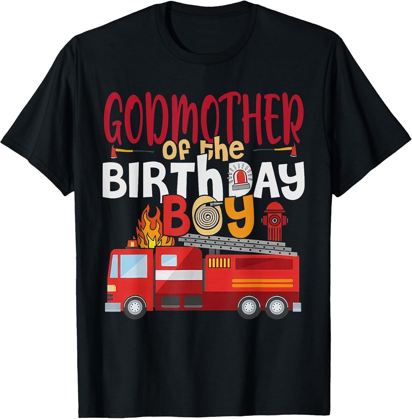 Godmother of The Birthday Boy Fire Truck Firefighter Party