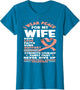 I Wear Peach for My Wife Endometrial Cancer Awareness