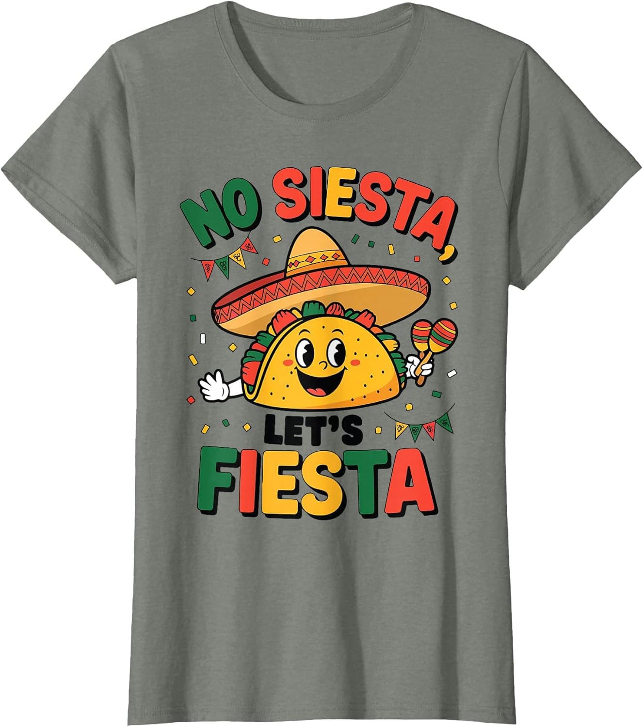 Funny No Siesta Let's Fiesta Cinco Mayo Taco Men Boy Toddler