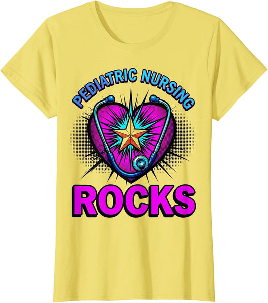Pediatric Nursing Rocks Nurse Pride Design