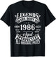 40th Birthday Shirt Vintage Born in 1986 40 Years Old B-Day