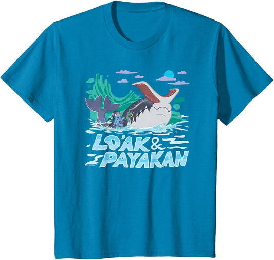 Avatar: The Way of Water Lo'ak & Payakan Best Friends Logo