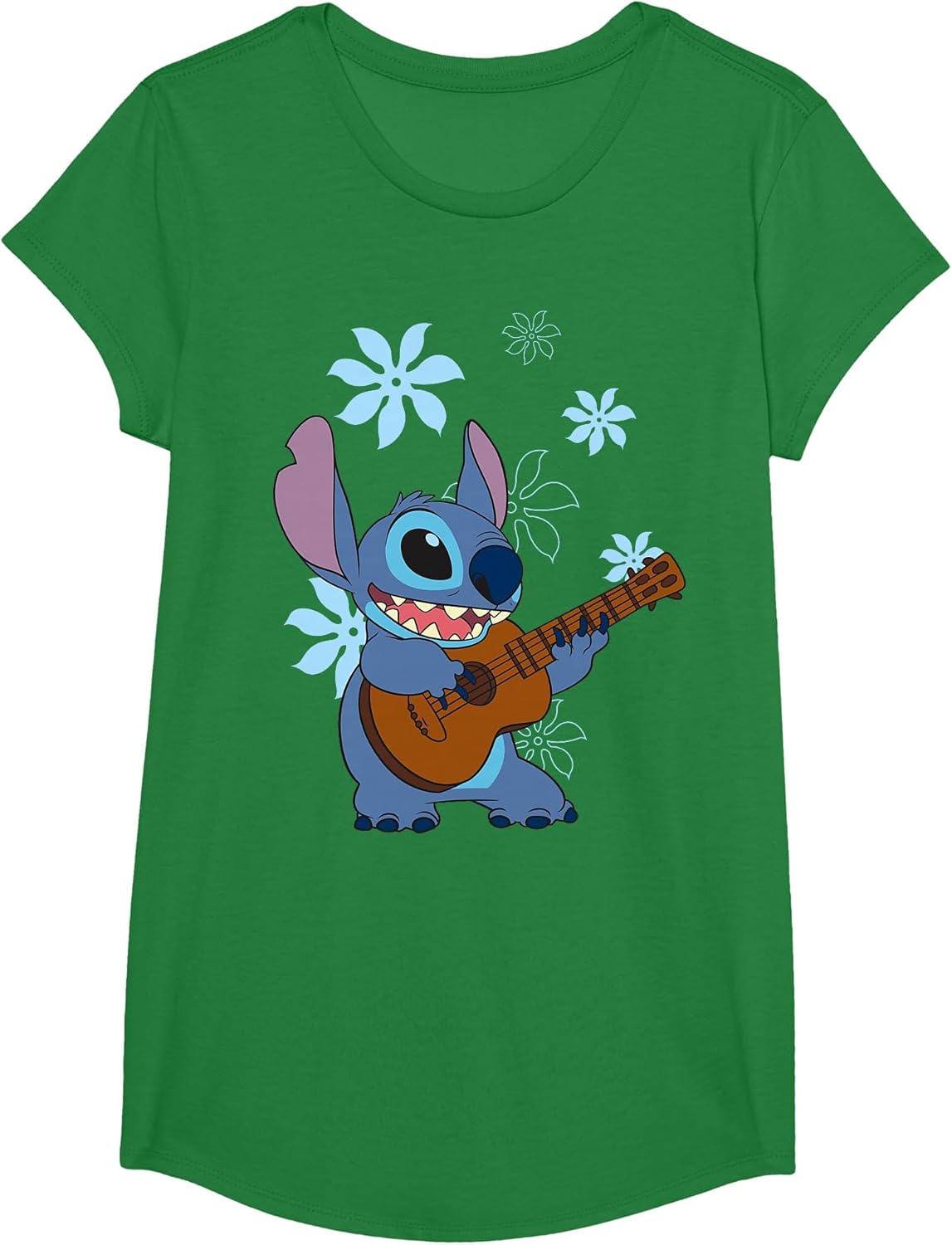 Disney Lilo & Stitch Tropical Stich Ukulele , Girls, Kelly Green, Medium