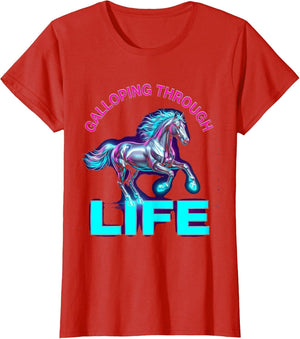 Galloping Through Life Horse Lover Design