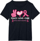 Peace Love Cure Breast Cancer Awareness Fight Survivor Women