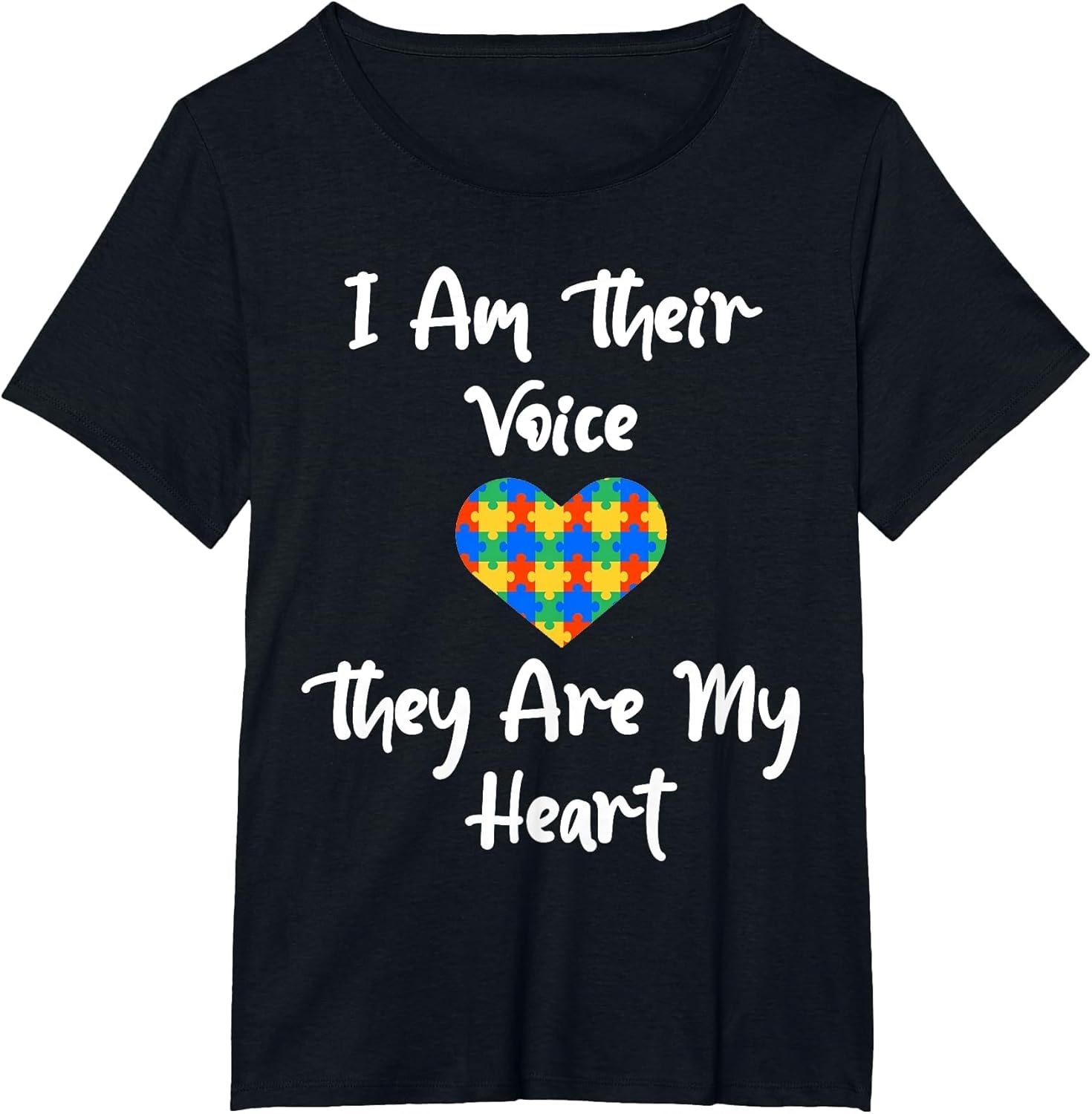 I Am Their Voice They are My Heart Fun Autism Teacher