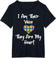 I Am Their Voice They are My Heart Fun Autism Teacher