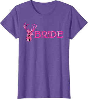 Wedding Bachelorette Deer Camouflage Bride