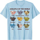 Kawaii Axolotl Type of The World Toddler Boy Girl Cute Funny