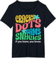 Retro Mahjong Cracks Dots Bams Snacks, Women Groovy Floral