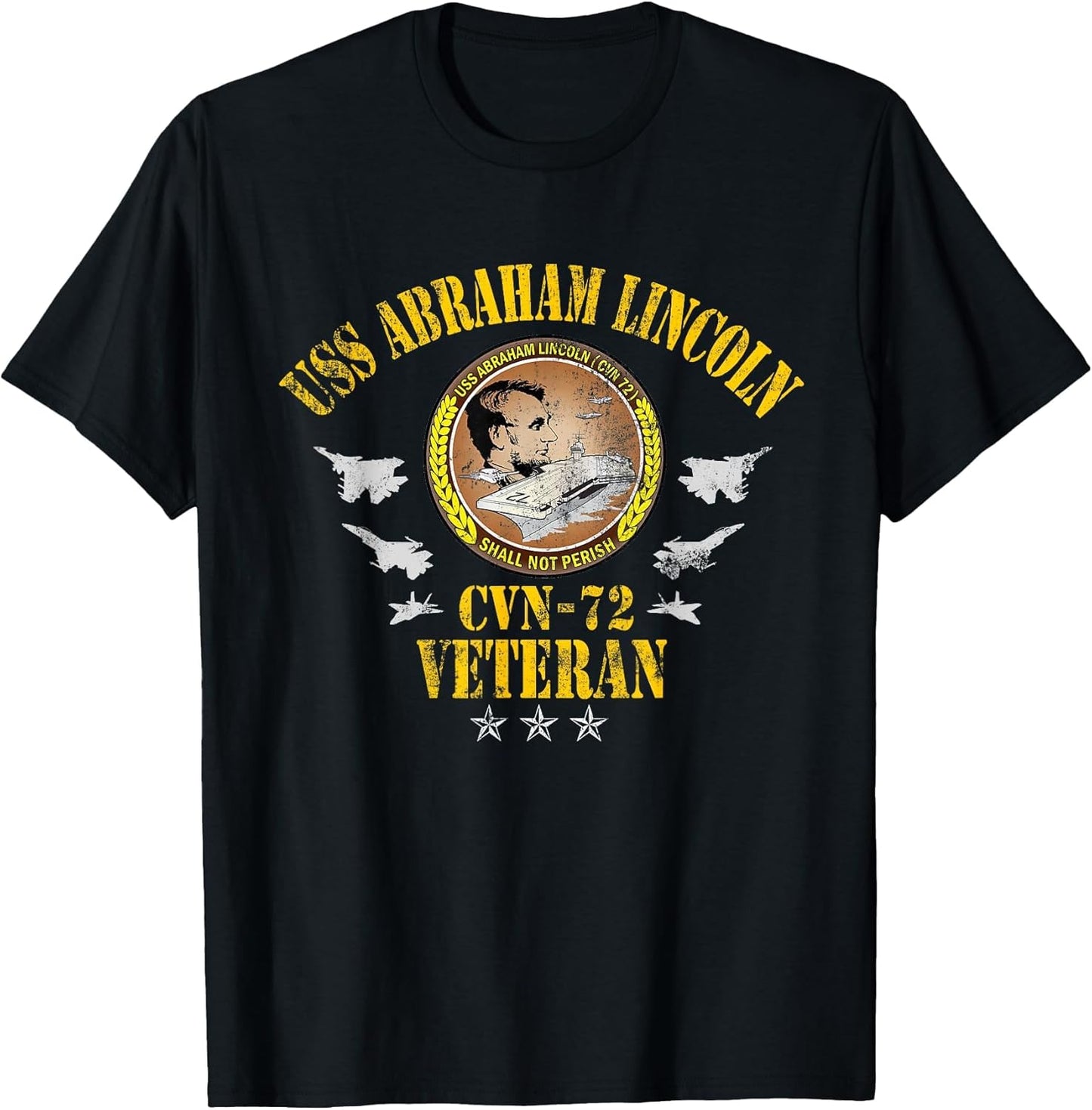 USS Abraham Lincoln CVN-72 Veteran Patriotic Memorial Flag