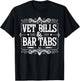Vet Bills and Bar Tabs Funny Vintage Horse Lovers Art