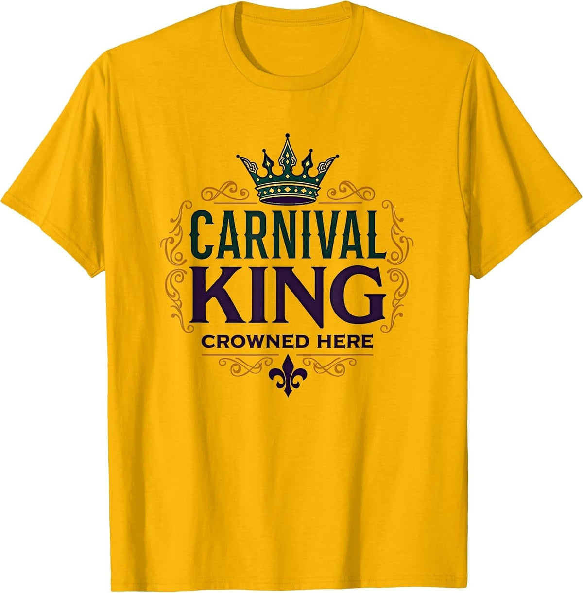 Carnival King Crowned Here Mardi Gras Design