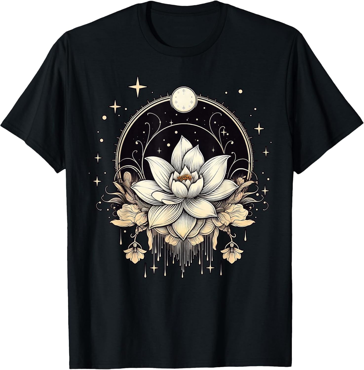 Vintage Lotus Flower on Lotus Flower
