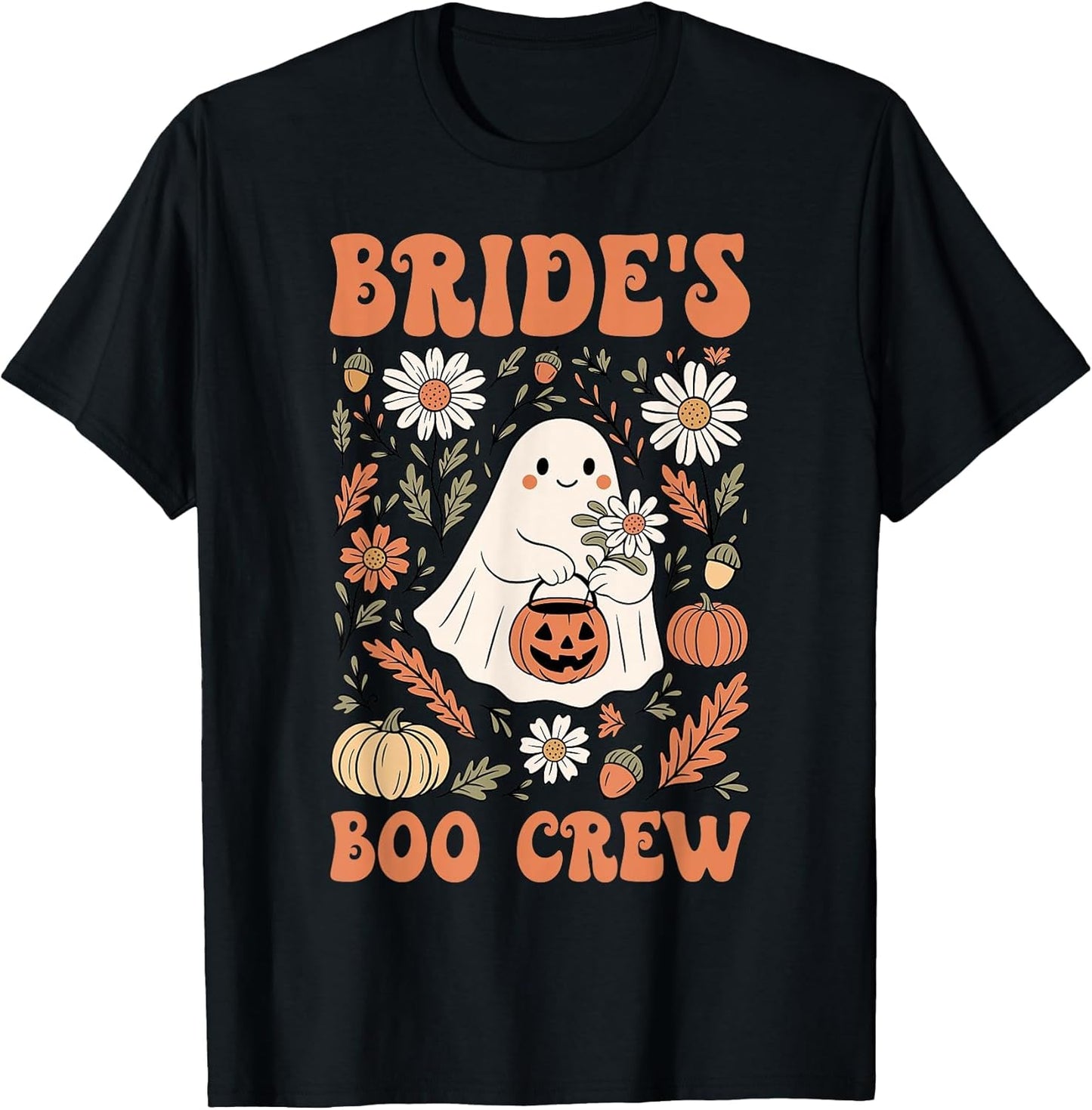 Bride's Boo Crew Floral Ghost Bachelorette Bridal Party
