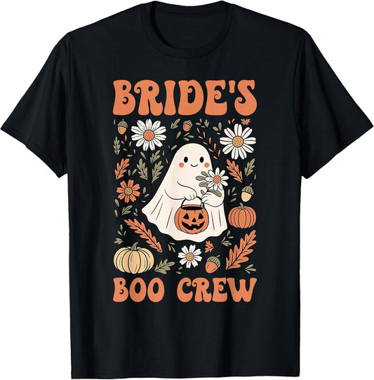 Bride's Boo Crew Floral Ghost Bachelorette Bridal Party