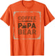 Coffee Powered Papa Bear Dad Design