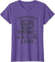 Easily Distracted by Plants Cats and Books Shirt Funny