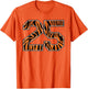 Number 25 in Orange Tiger Print Fanwear Sports Jersey Player