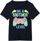 Funny Mothers Day On A Mother Level Gamer Mom Retro Gaming
