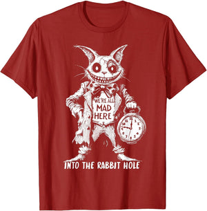 Creepy Cheshire Cat in Wonderland Gothic Fantasy Art Horror