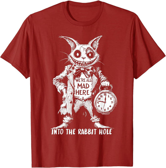 Creepy Cheshire Cat in Wonderland Gothic Fantasy Art Horror