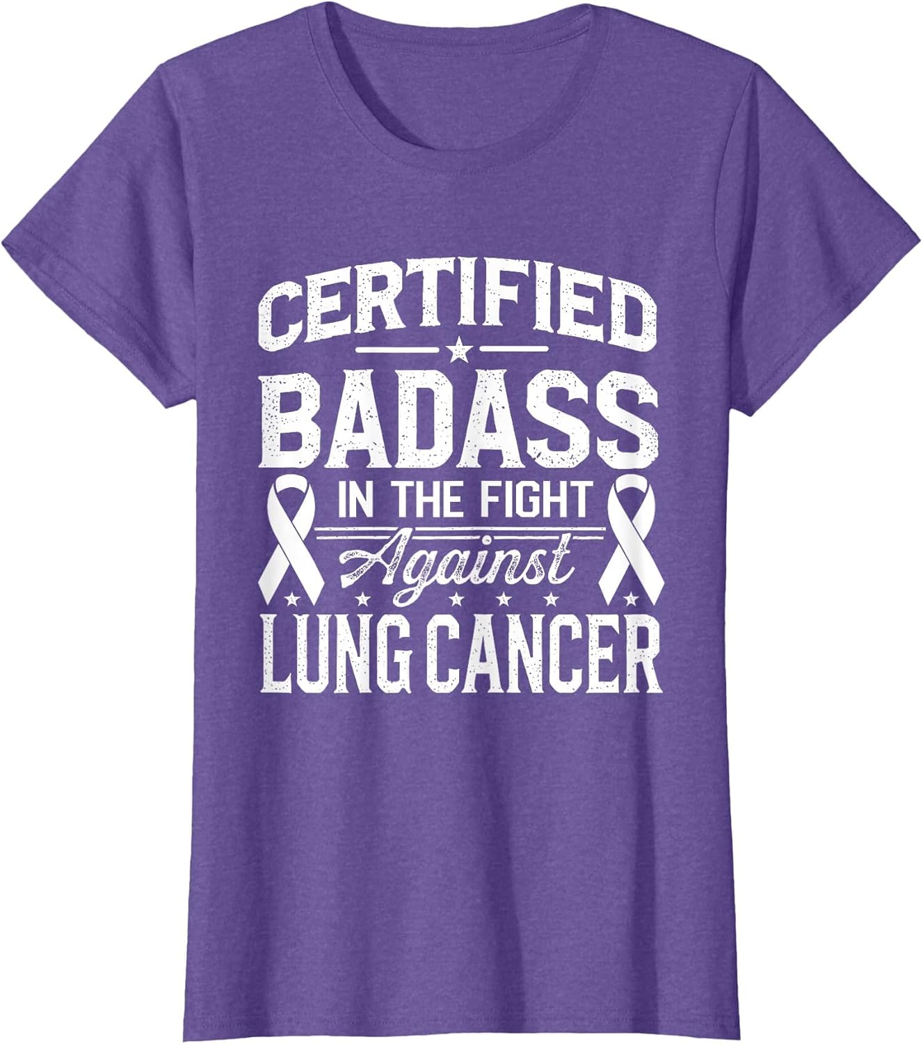 Lung Cancer Warrior White Ribbon Lung Cancer Awareness