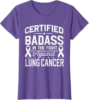 Lung Cancer Warrior White Ribbon Lung Cancer Awareness
