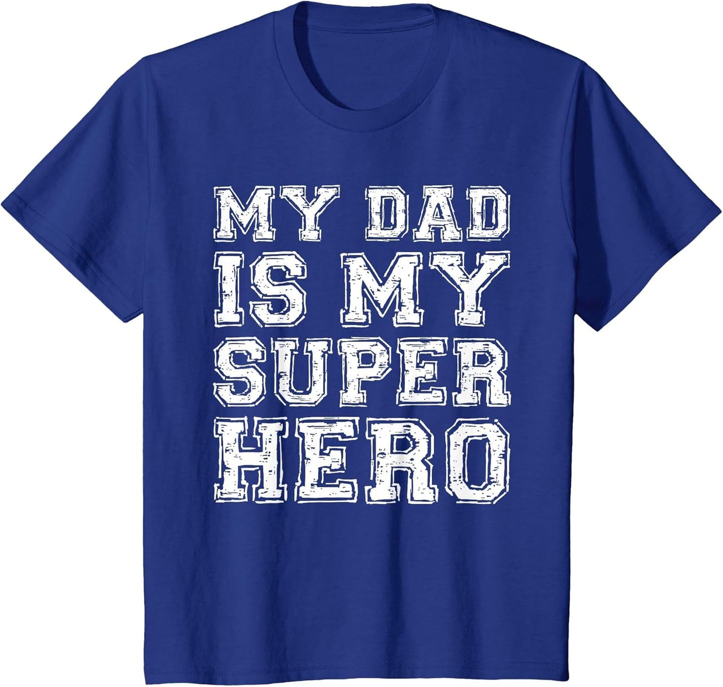 My Dad is My Superhero Shirt Kids Boy Girl Fathers Day