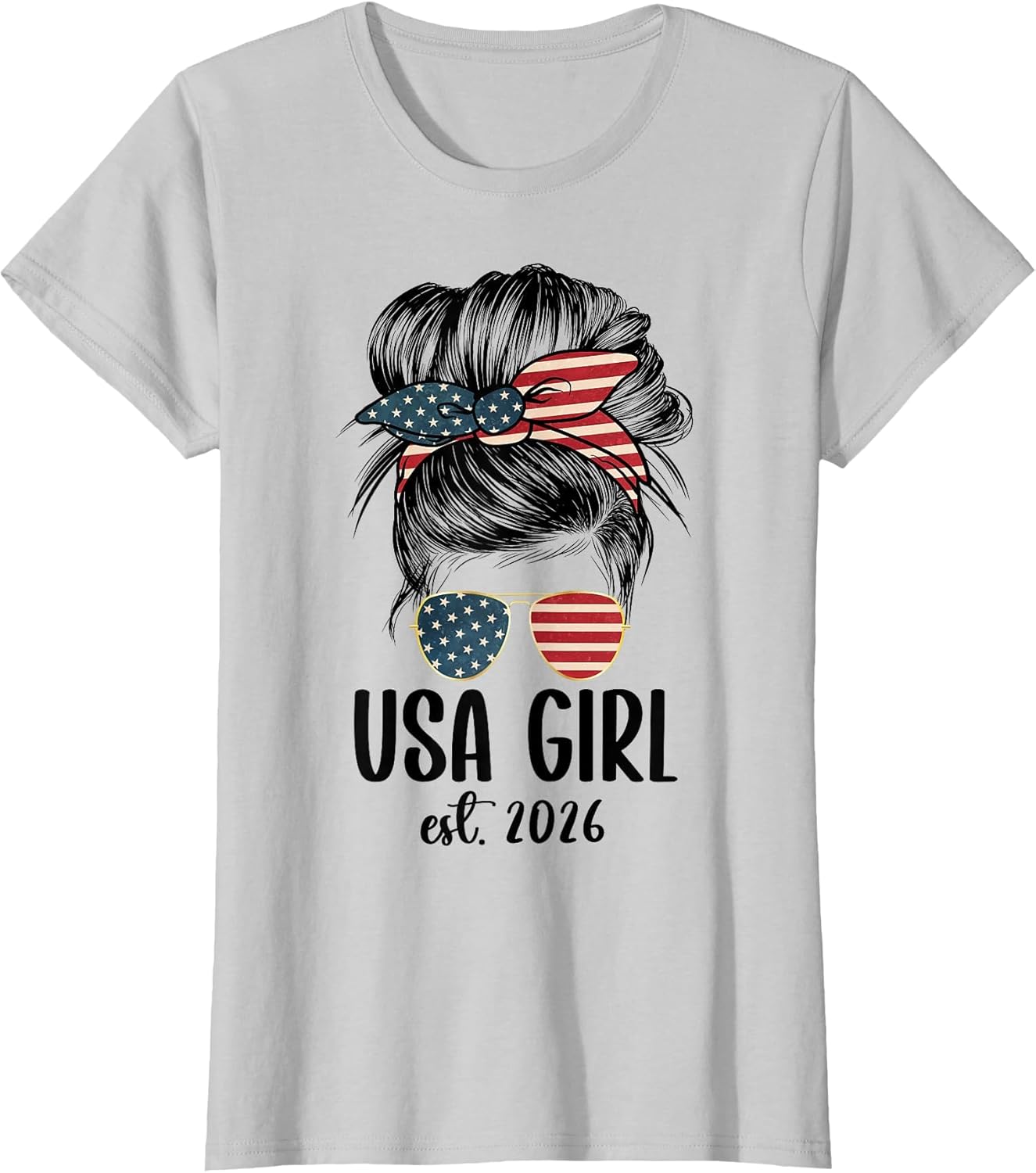 New American Woman Proud USA Girl 2026 Citizenship