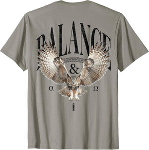 Elegant Night owl Wild Animal Owls Bird Backprint owl