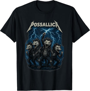 Funny Possum Opossum Rock Design for Music Lovers