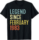 Legend Since February 1983 43rd Birthday Gifts 43 Year Old