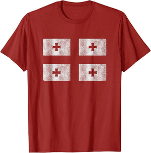Retro Georgia Country Flag Souvenir