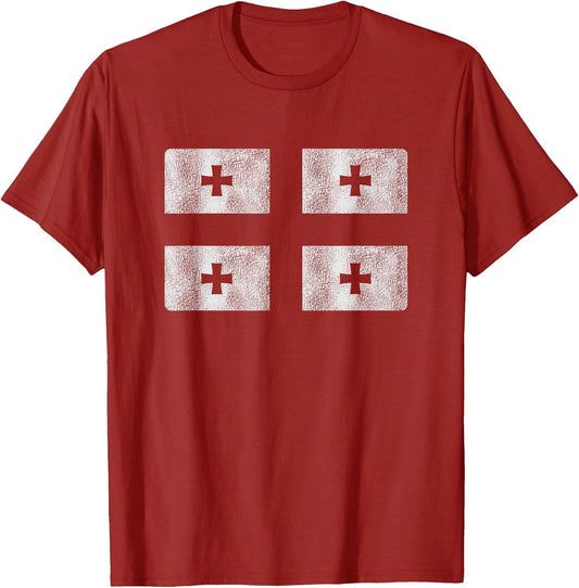 Retro Georgia Country Flag Souvenir