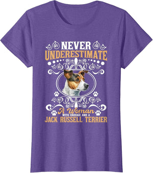 Never Underestimate A Woman and Jack Russell Terrier - Puppy