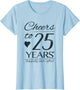 Cheers to 25 Years Married Couples 25th Wedding Anniversary